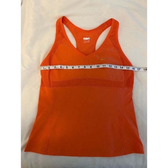 Nike FitDry Tangerine Workout Tank Top with built in Bra - Picture 5 of 6